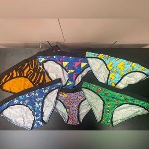 MeUndies Bikini Underwear New Lot of 6 assorted Panties Bottoms Women’s Small